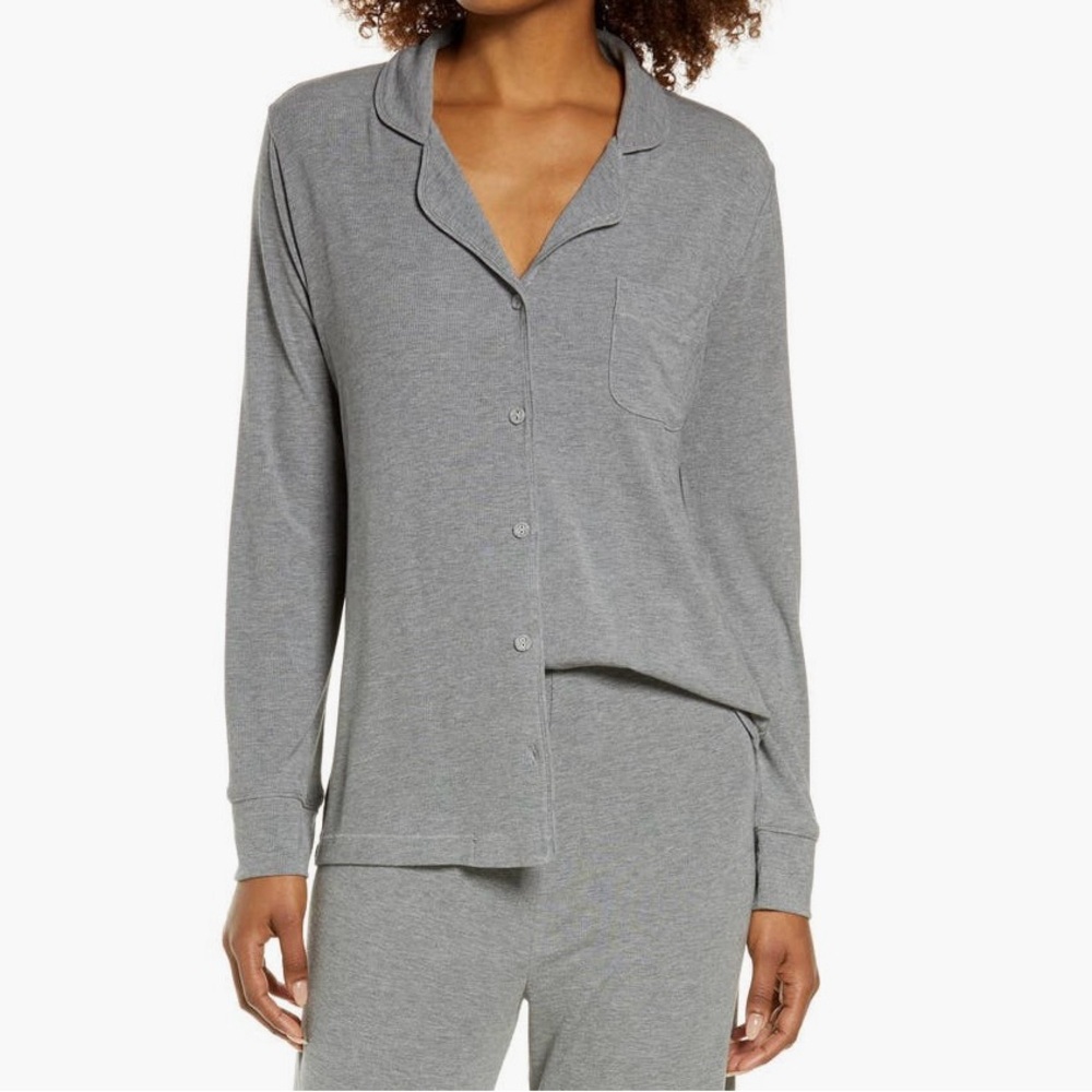 SKIMS Ribbed  Lounge L/S Top
